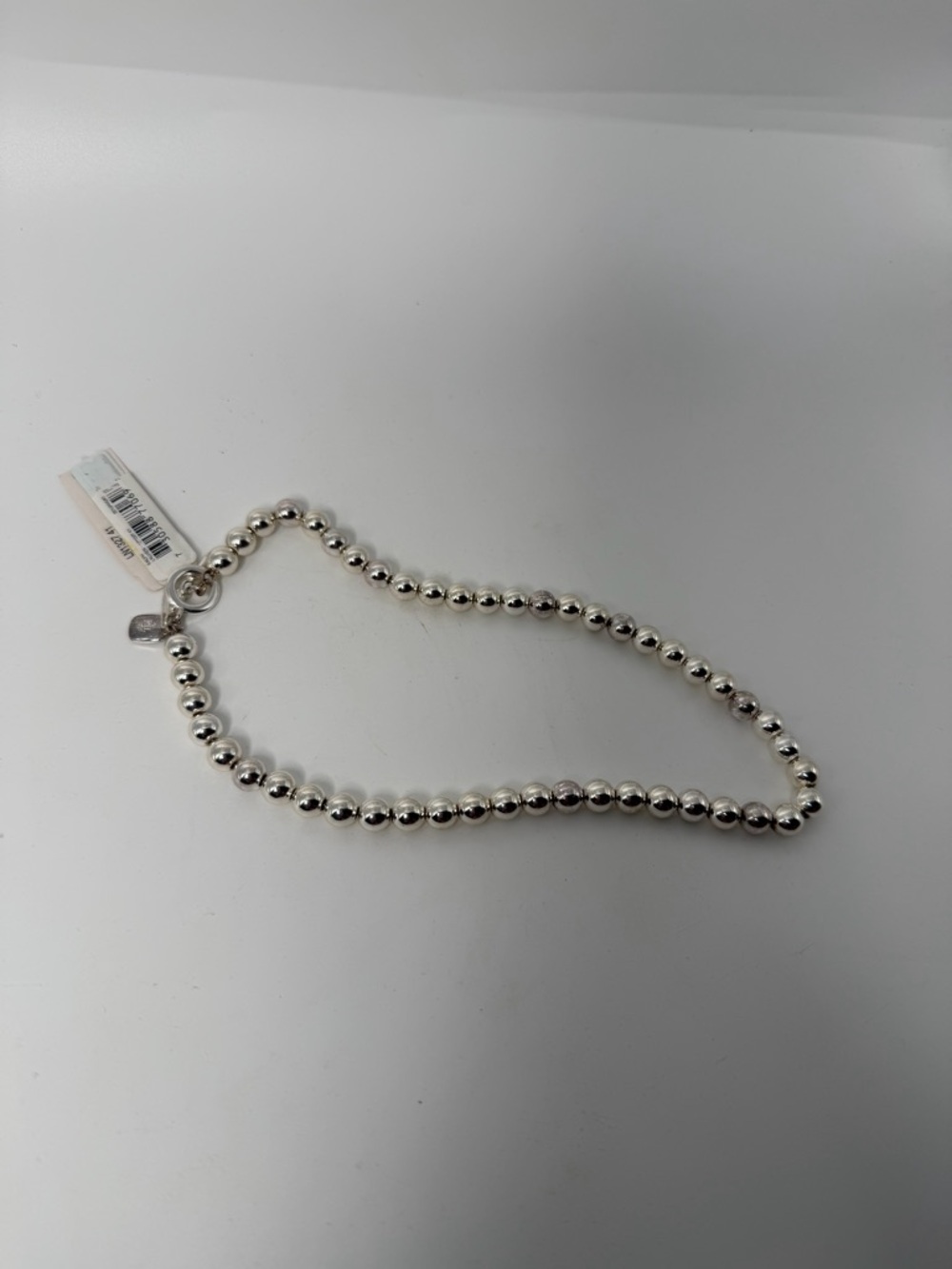Lauren Ralph Lauren Silver-Tone Metal Bead Necklace (Style #LN1327 41)